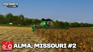 HARVESTING AND LIME SPREADING TO BUY A TRACTOR!! FS22 Timelapse Alma, Missouri Ep 2