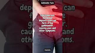 The gallbladder can develop gallstones