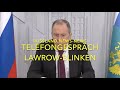 Außenminister Lawrow zum Telefongespräch mit dem US-Außenminister Blinken