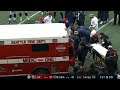 49ers' Trenton Cannon scary head/neck injury on kickoff return (carted off & ambulance)