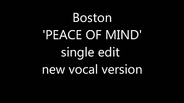 Boston 'PEACE OF MIND' single version vocal remix version