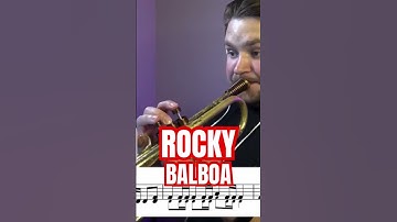 Thumbnail of Rocky Balboa theme on trumpet #trumpet #trumpetcover #trumpetsheet #gonnaflynow #rockymusic