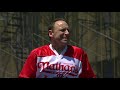 Joey Chestnut's legendary introduction before the 2022 Nathan's Famous Hot Dog Eating Contest 👏