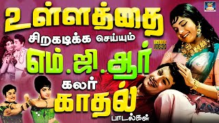 நம் உள்ளத்தை சிறகடிக்க செய்யும் எம்.ஜி.ஆர் கலர் காதல் பாடல்கள் | MGR Colour Kadhal Padalgal | HD