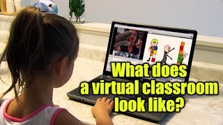 What does a class look like in a k-12 online school?