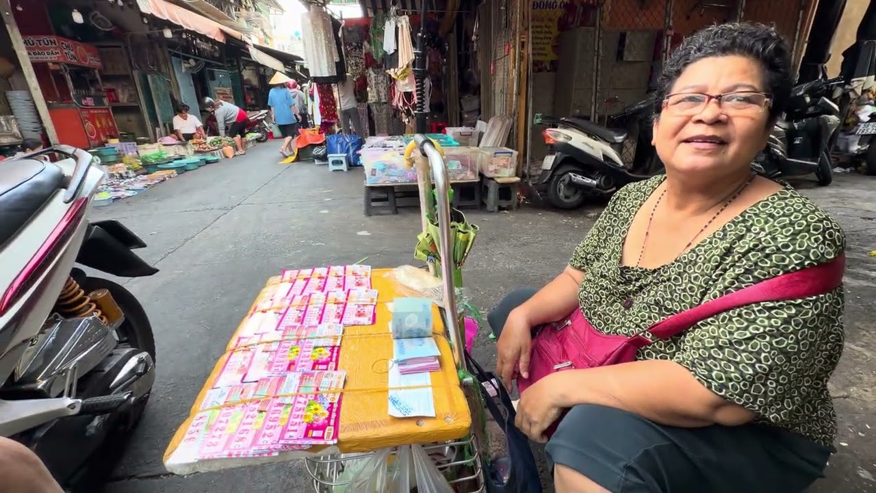 Sáng sớm ra chợ la làng la sớm khu chợ bán vui quá 