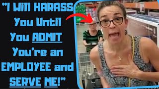 r/IDontWorkHereLady - Insane Karen STALKS ME In Store Wont Believe Im a CUSTOMER