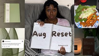 August monthly Reset & Intentions | Reflecting on Goals + Deep Clean With Me!