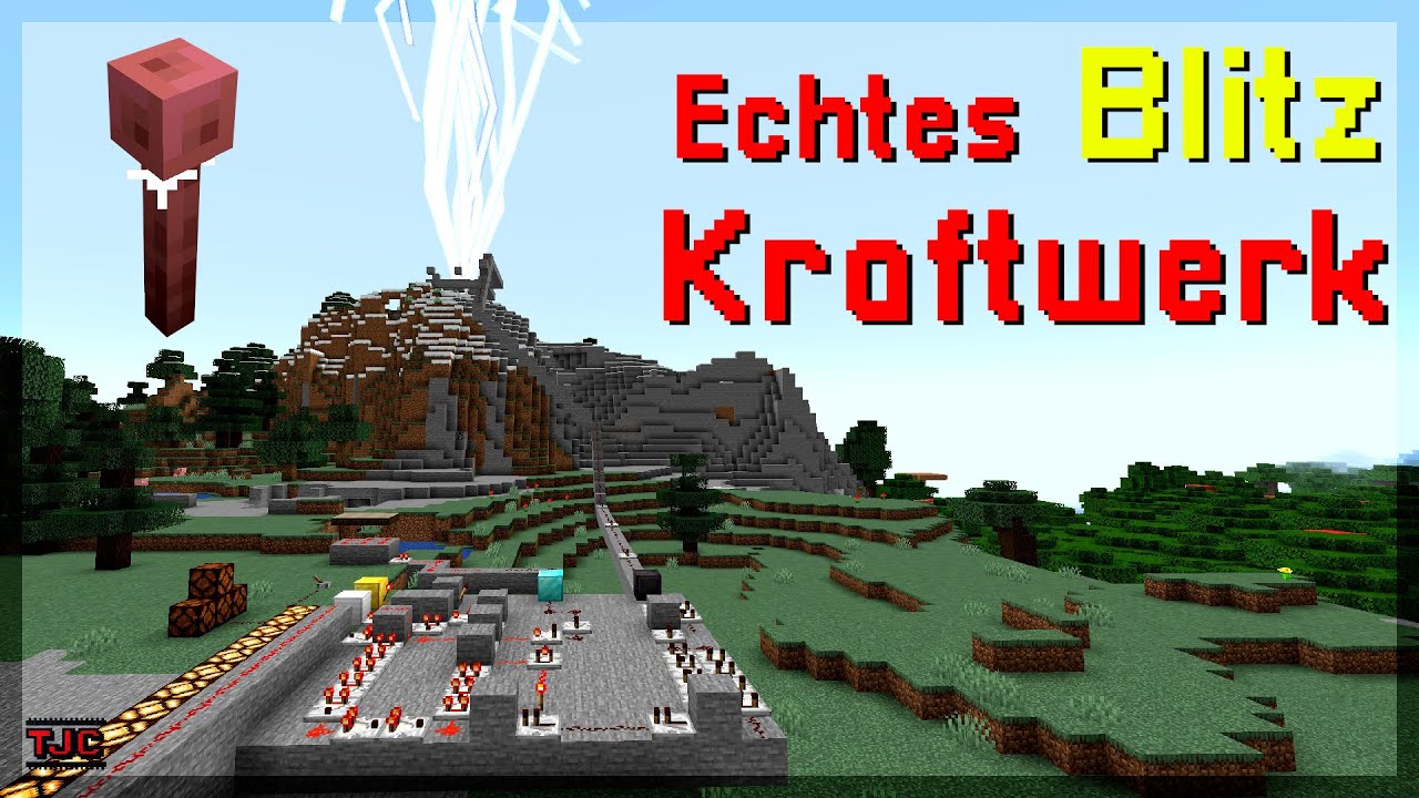 1.17 BLITZ-KRAFTWERK | Redstone Tutorial | BATTERIE in Minecraft - YouTube