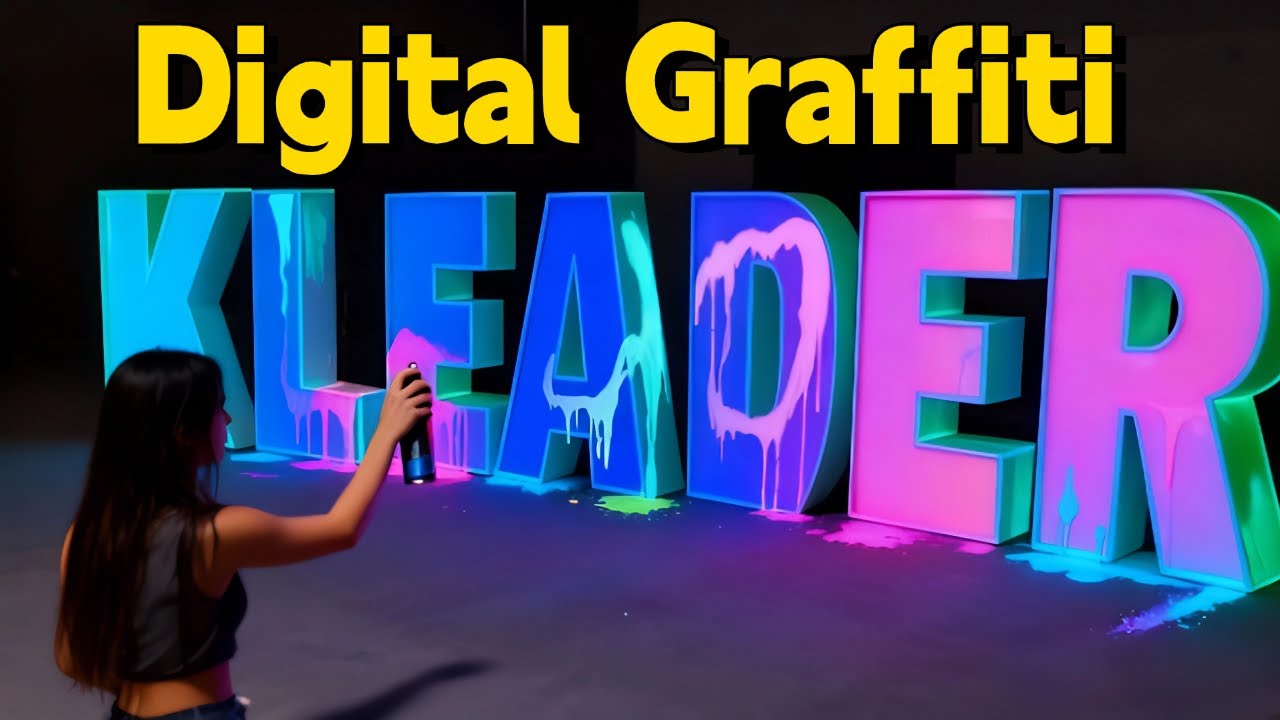 Digital Graffiti Wall Installation-Virtual Graffiti Exhibition-Interactive Digital Art Experience