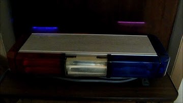 Custom Mini Whelen Edge 9000 Lightbar with 12 Strobes