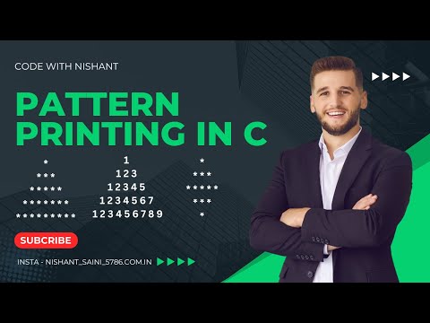 Basic Pattern Printing in C | Simple Examples for Beginners. PART 2
