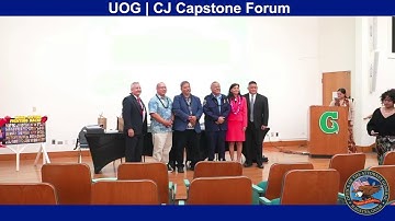 University of Guam - Criminal Justice (CJ) Capstone | November 12, 2025