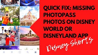 Quick Fix: Missing Photopass Photos from Disney World or Disneyland?  Try This!  #shorts screenshot 3