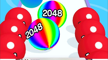 BALL🌈RUN 2048: ALL Levels Gameplay Walkthrough (Android,iOS) NEW BIG UPDATE LEVEL(18-20)