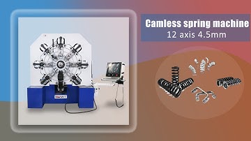 MYT® CNC camless spring machine 12 axis for making springs