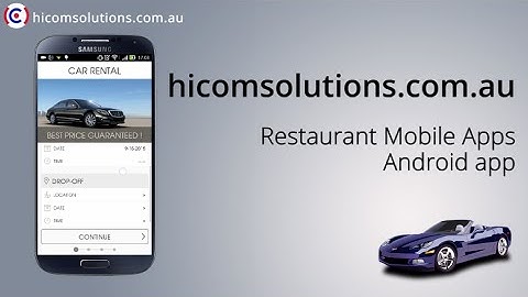 Car Rental android app source code for sale