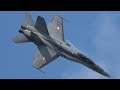 4K RIAT 2018 F/A-18 transcend Aerobatic ! Swiss Air Force