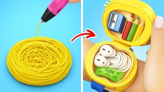 GENIUS SCHOOL HACKS 🤓💡 DIY Ideas You Can Use Daily by 123 GO!