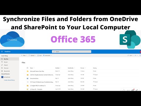 Synchronize Files and Folders from OneDrive and SharePoint to Your Local Computer