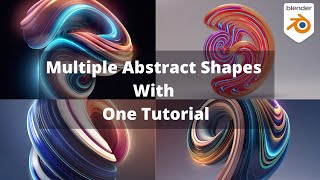 Blender Tutorial | Easy Sci-fi Abstract Geometry Shape Tutorial | Blender Animation