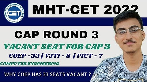 Vacant Seat 😱 COPE 33 seat in CE !! MHT-CET CAP Round 3 | MHT CET 2022 | Samkit Shah
