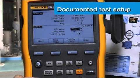 How to Test a Thermocouple Input Temperature Transmitter With The Fluke 754