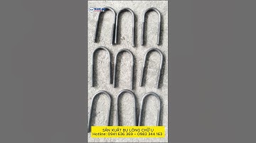 Sản Xuất Bu Lông Chữ U, Cùm U, U Bolt #bulongchuu #cumu #ubolt #bulongocvitnaman #bulongocvit