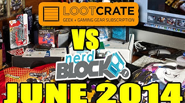 Loot Crate "Transform" Vs Nerd Block June 2014 Double Unboxing