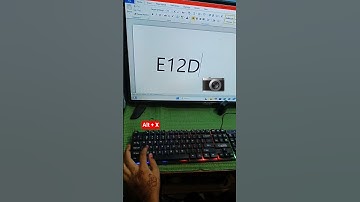 Ms word camera 📷 symbol shortcut keys