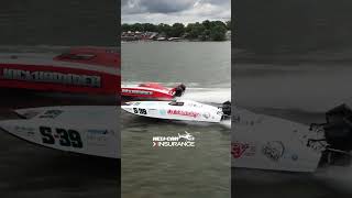 Jackhammer passing Coco Monkey at the Lake of the Ozarks Lake race