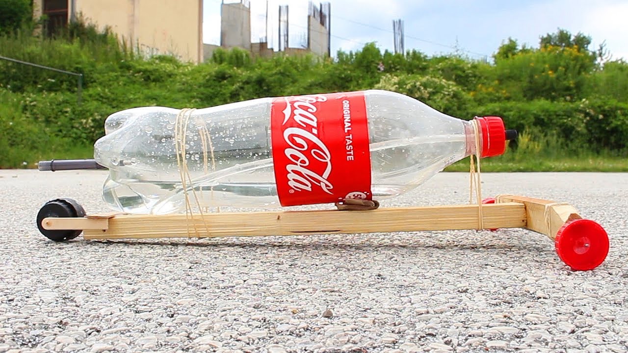 Fast Water Jet Car made from Plastic Bottle 