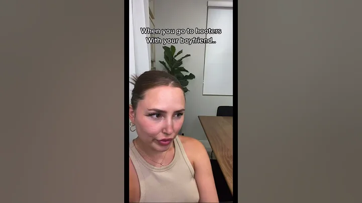 When you go to HOOTERS with your boyfriend #shorts