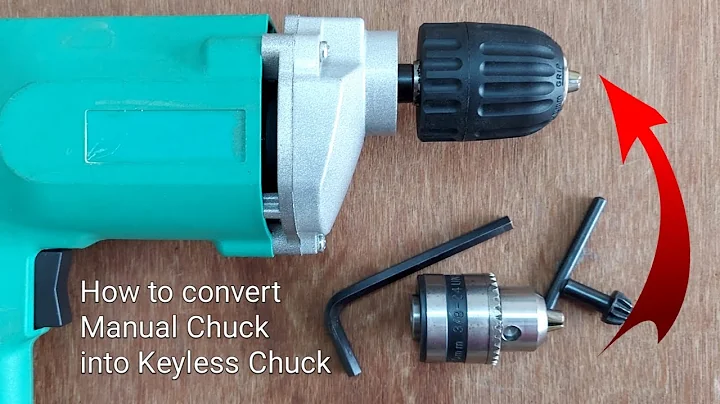 Change your chuck into keyless chuck  | Keyless dr...