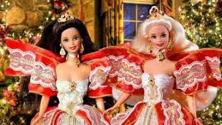 картинка: Разговоры о куклах: Barbie holiday 1997 brunette and Blonde