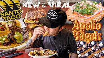 NEW & VIRAL: EATING AT NYC'S VIRAL SPOTS// TACO SANTO, APOLLO BAGELS, WINSON BAKERY & MORE// ITK-NYC