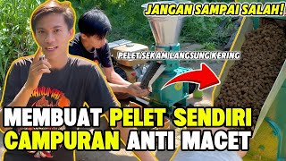 STOP BELI PAKAN MAHAL! Bikin Pelet Sekam Sendiri Pake Trik Ini, Langsung Kering!