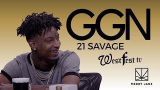 21 Savage Gets Advice About Studios, Super Powers, and White Women from Uncle Snoop | GGN News