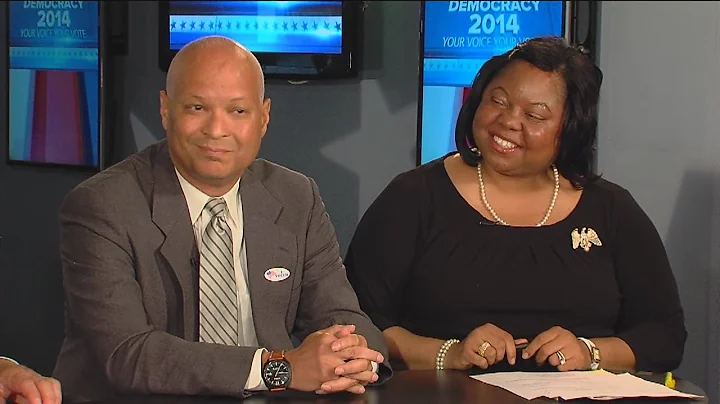 Jenice Mitchell Ford and Mark Lee on election night webcast