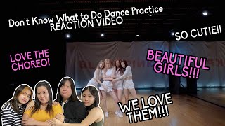 Don't Know What to Do Dance Practice Reaction Video | Pinkpunk TV