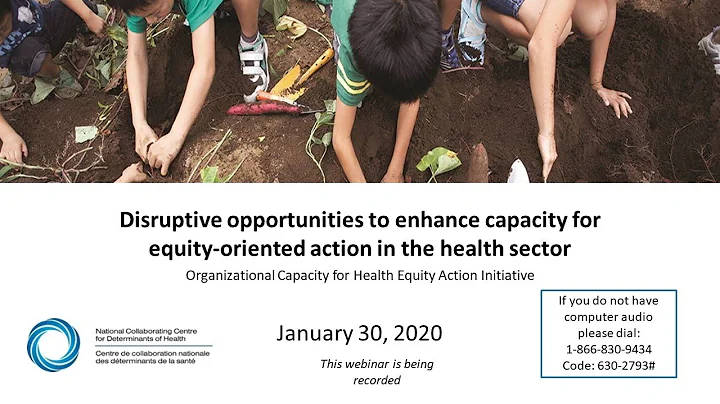 NCCDH Webinar: Disruptive opportunities to enhance...