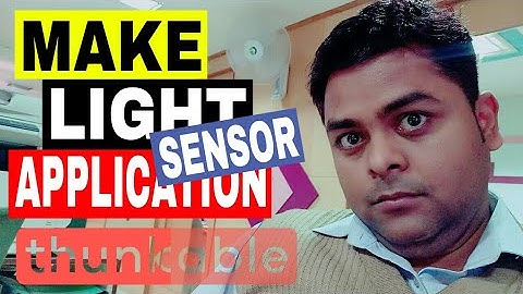 How to use light sensor in app creation| Thunkable app creation in hindi | Infomania Talk