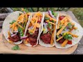 #191 mexické tacos  s hovězími koulemi a guacamole