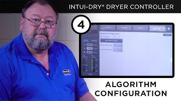 4. Algorithm Configuration - Brock INTUI-DRY® Dryer Controller