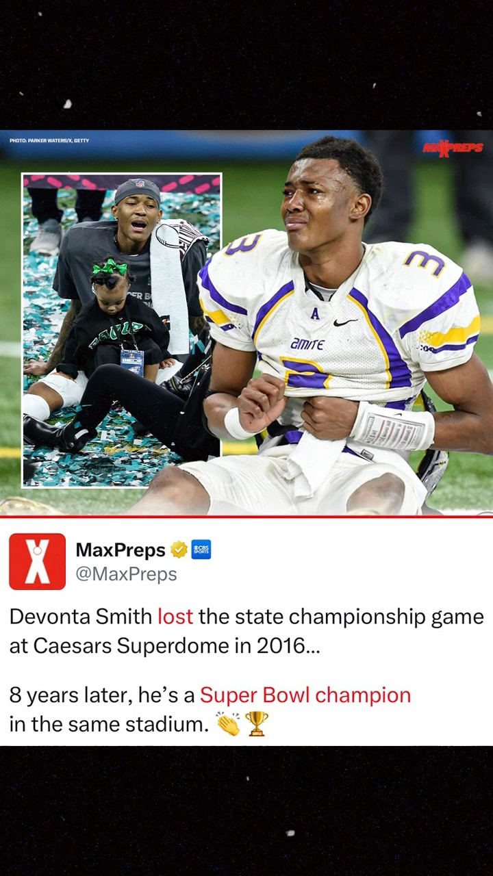 DeVonta Smith’s redemption story is complete ? ? #shorts