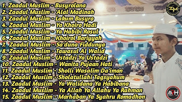 Kumpulan Sholawat dan Syair Zaadul Muslim
