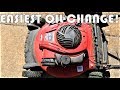 Easy Oil Change - Briggs and Stratton 550EX - Troy Bilt, Craftsman, Snapper