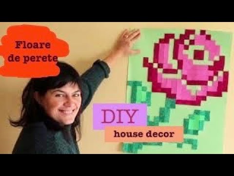 Diy House Deco Flower Wall Youtube