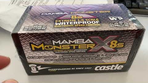 Unboxing #MMX8S the Castle Creations Mamba Monster X 8S #mambamonsterx8s