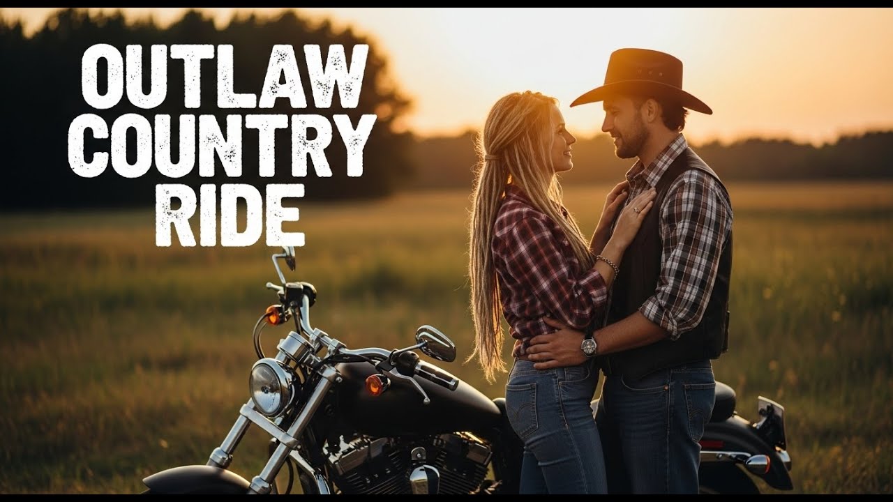 Outlaw Country Ride 🎶 Slow Country Ride Through Open Fields and Hearts